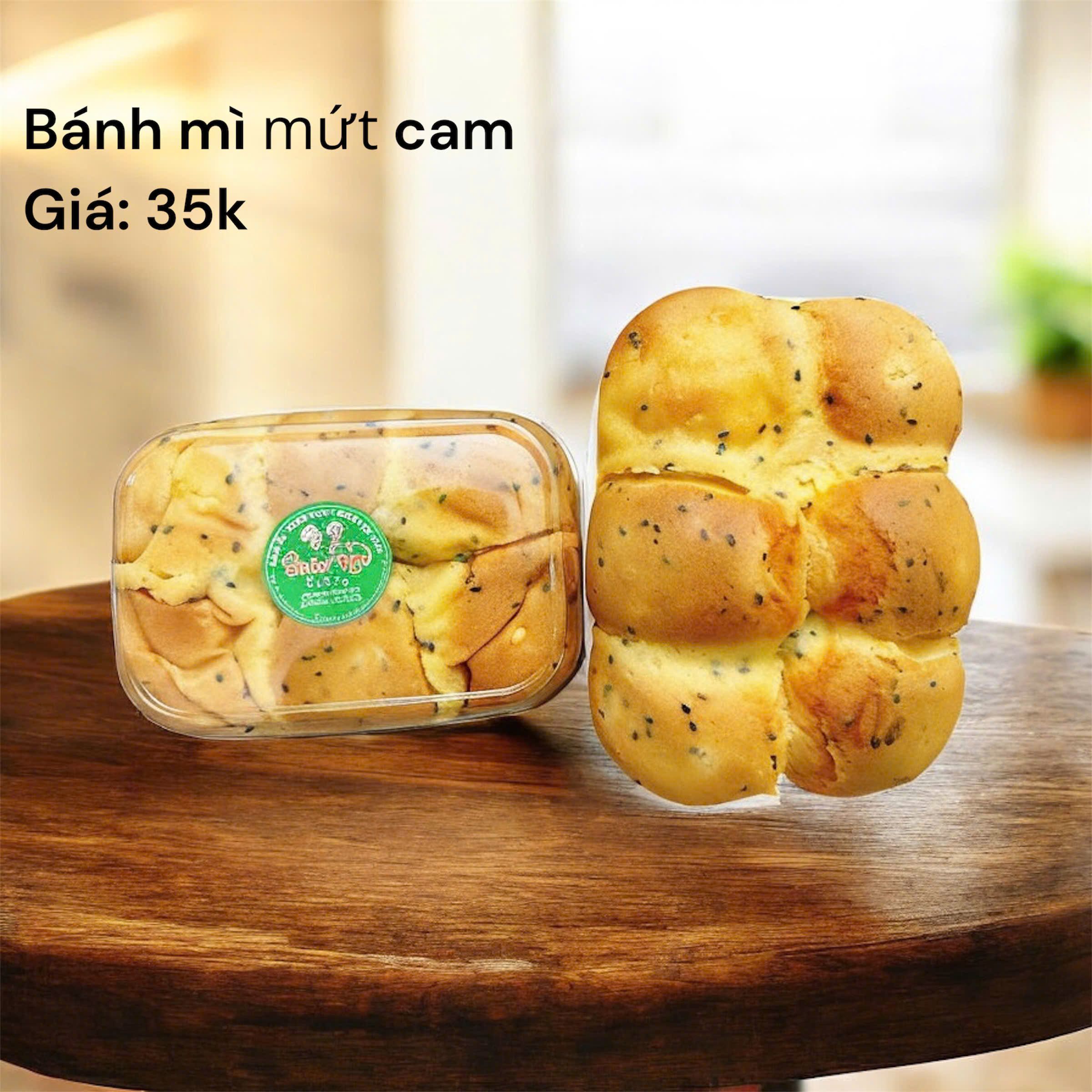 Bánh mì mứt cam